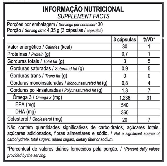 Omega 3 90 Cápsulas Max Titanium
