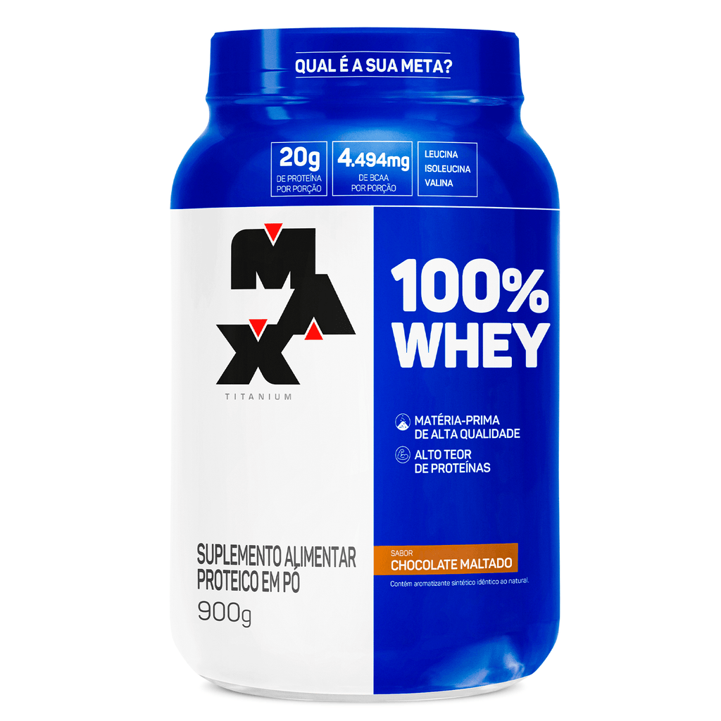 Whey 100% 900g Max Titanium