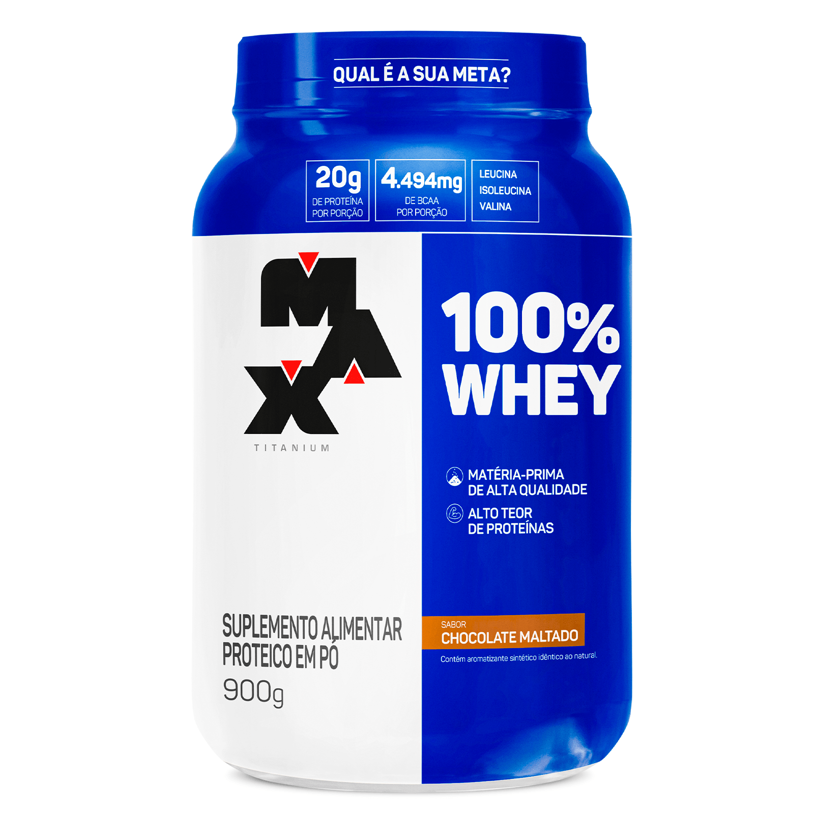 Whey 100% 900g Max Titanium