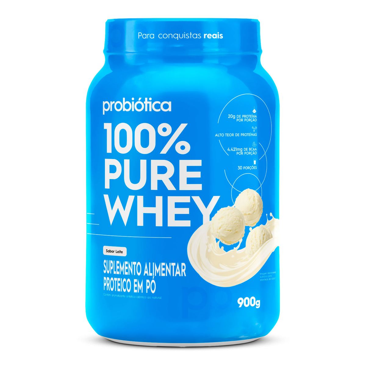 100% Pure Whey 900g  Probiótica