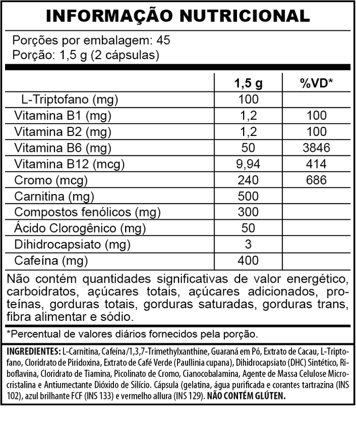 Black Dragon 90 Cápsulas Demons Lab