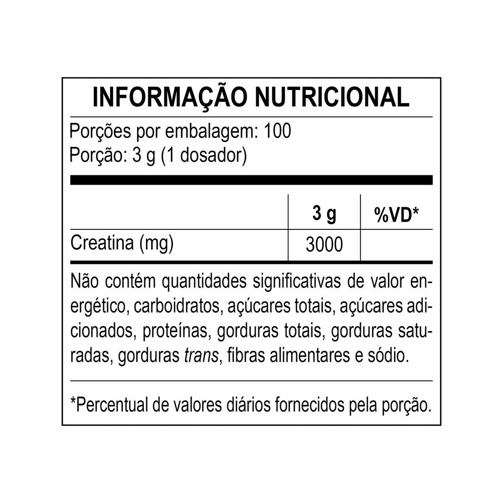 Creatina Monohidratada 100% Pura 300g  Bodyaction