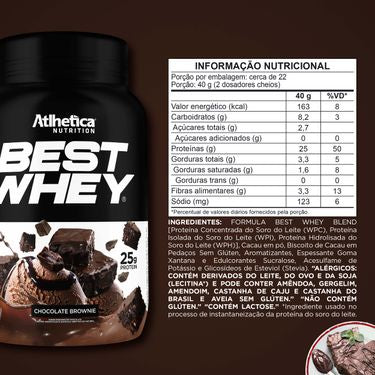 Best Whey Protein 900g Atlhetica Nutrition