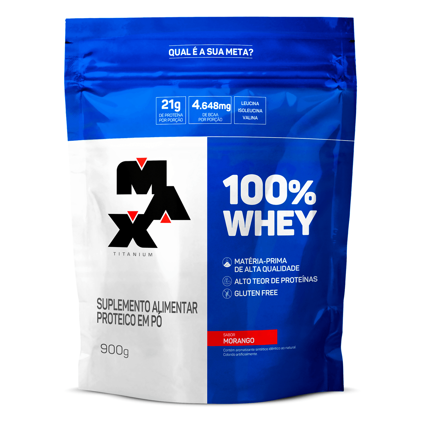 Whey 100% Refil 900g Max Titanium