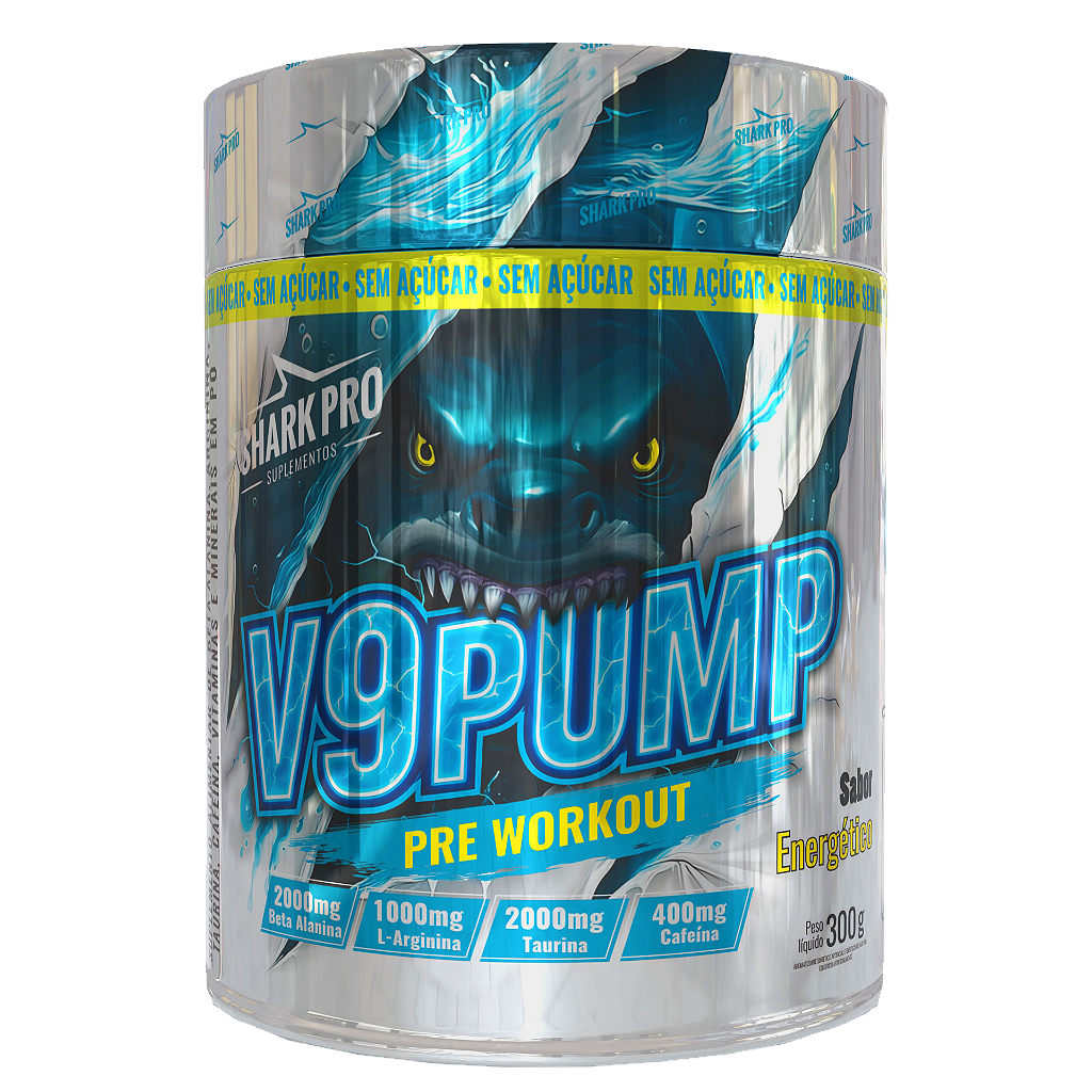 V9 PUMP Pré treino 300g Sharkpro