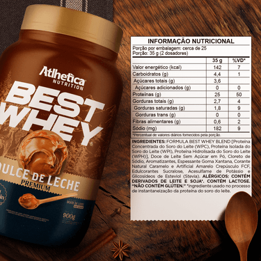 Best Whey Protein 900g Atlhetica Nutrition