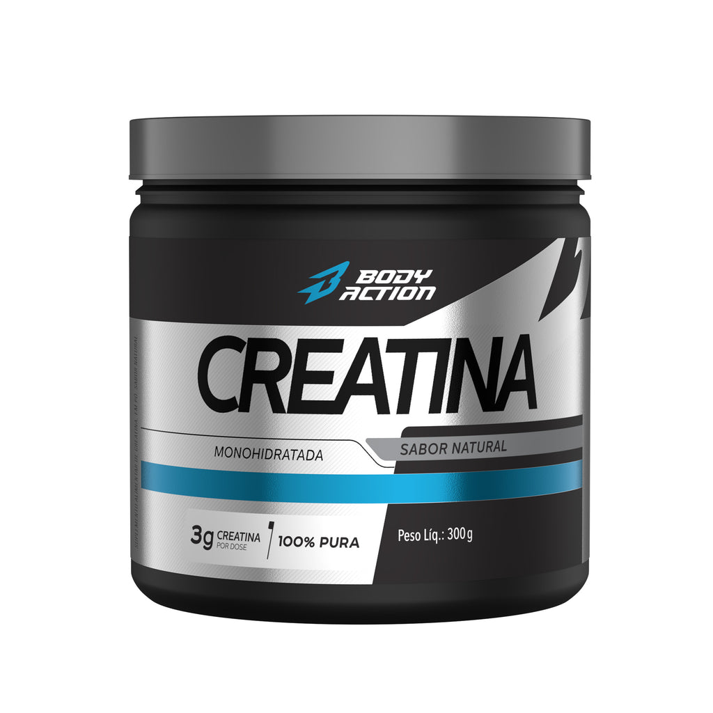 Creatina Monohidratada 100% Pura 300g  Bodyaction