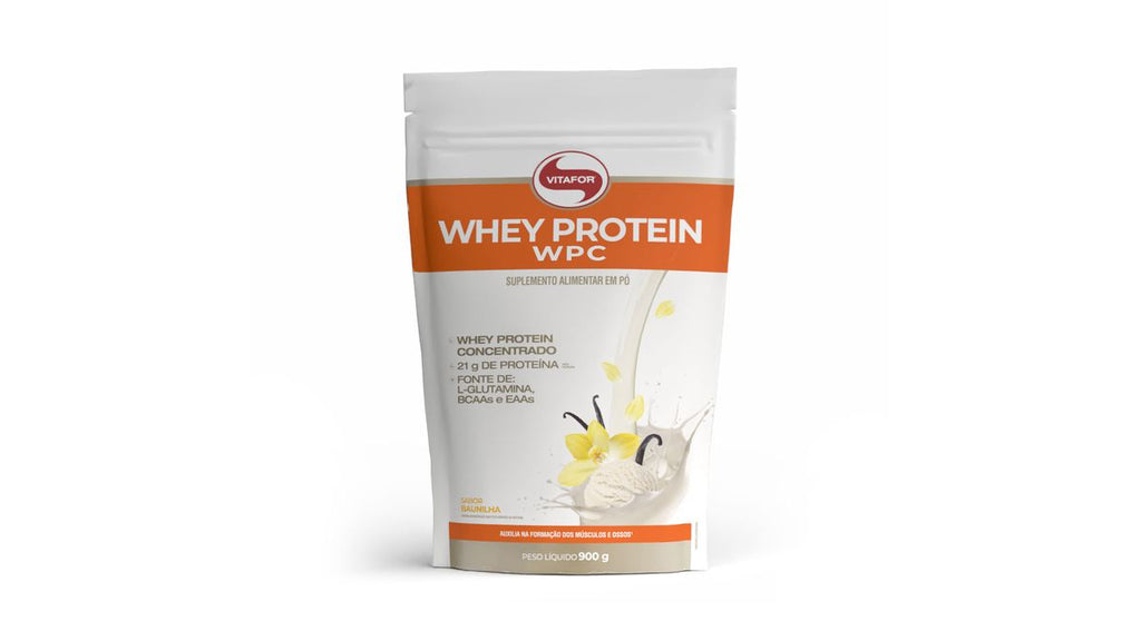 Whey Protein Concentrado Wpc Refil 900g  Vitafor
