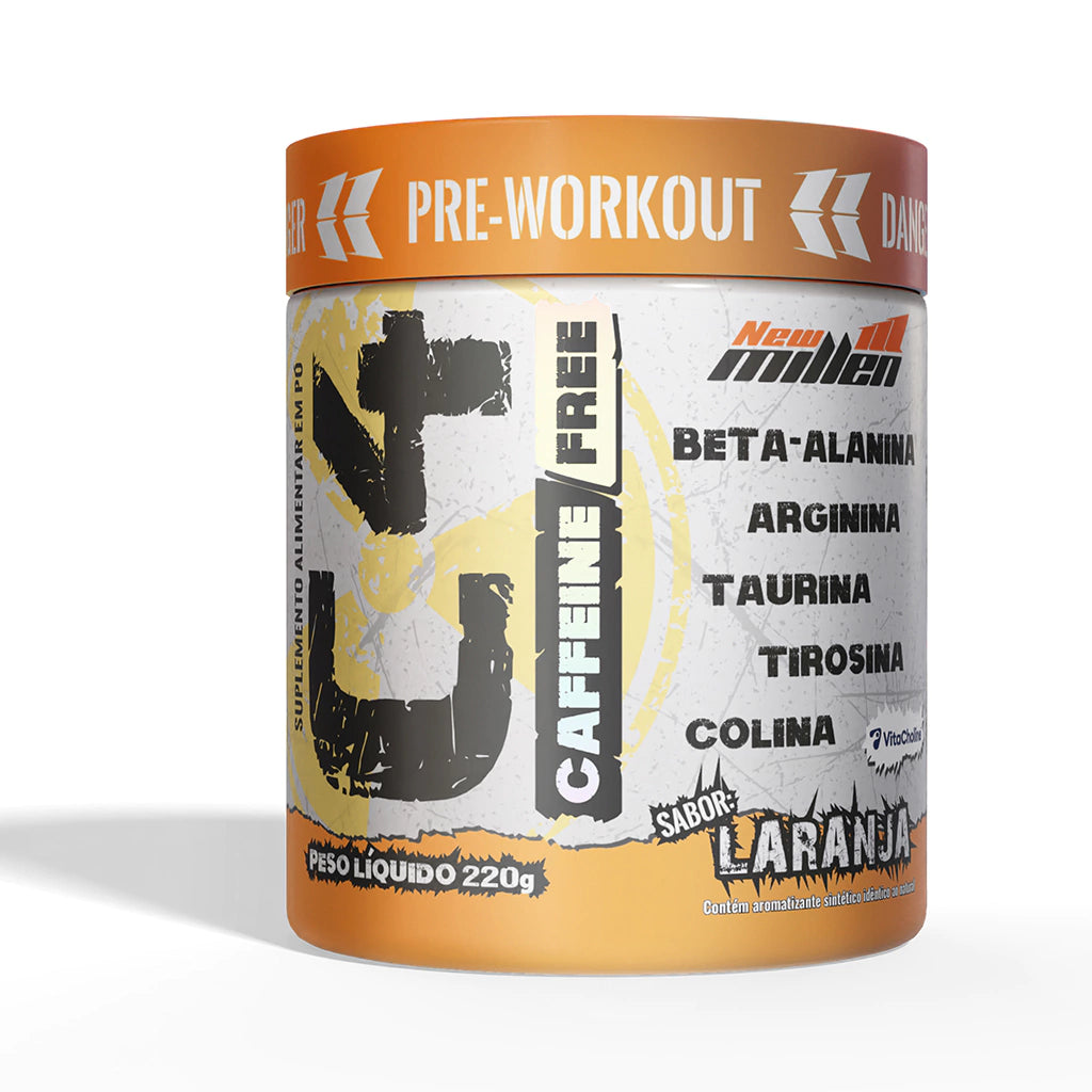 C4 CAFFEINE FREE Com Colina  Pré treino sem cafeína 225g New Millen
