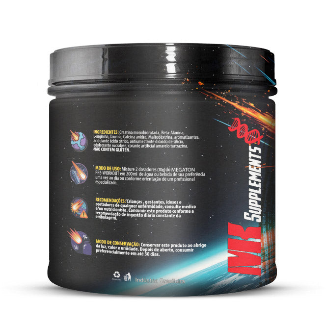 Pré treino Megaton 300g Mk supplements