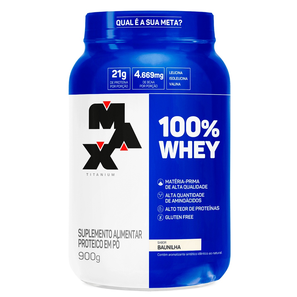 Whey 100% 900g Max Titanium