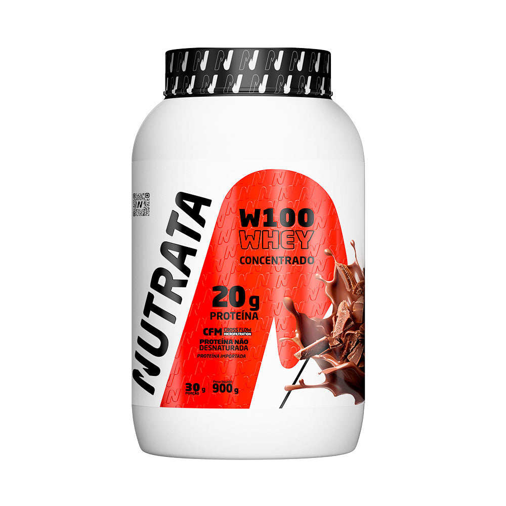 Whey 100% Concentrado 900g Nutrata