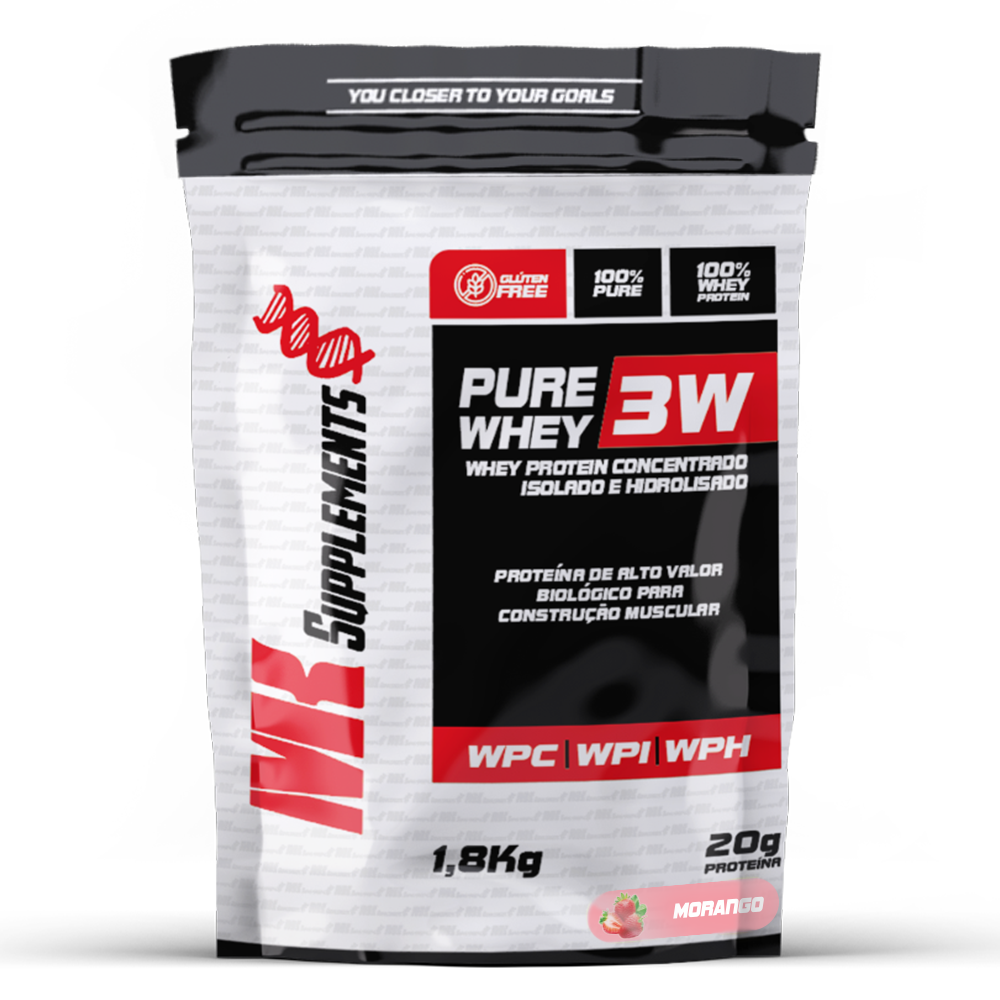 PURE WHEY 3W 1,8Kg