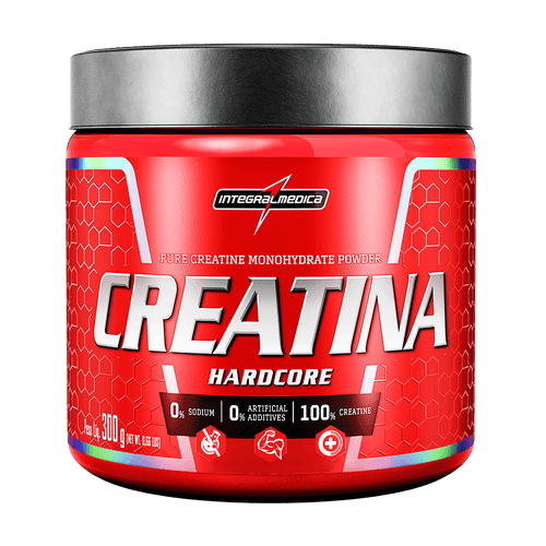 Creatina 100% Pura 300g Hardcore