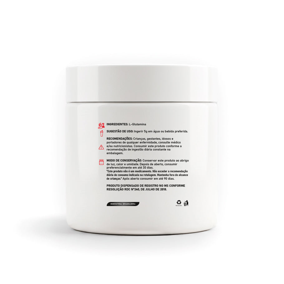 Glutamina 100% Pure 300g MK Supplements