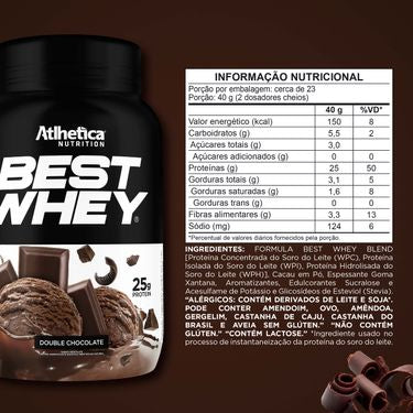 Best Whey Protein 900g Atlhetica Nutrition
