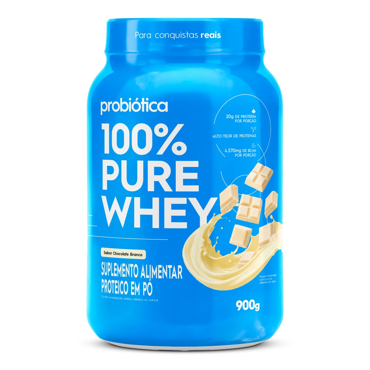 100% Pure Whey 900g  Probiótica