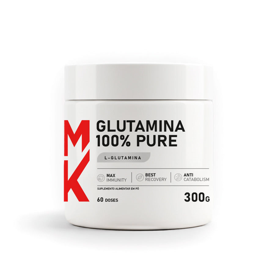 Glutamina 100% Pure 300g MK Supplements