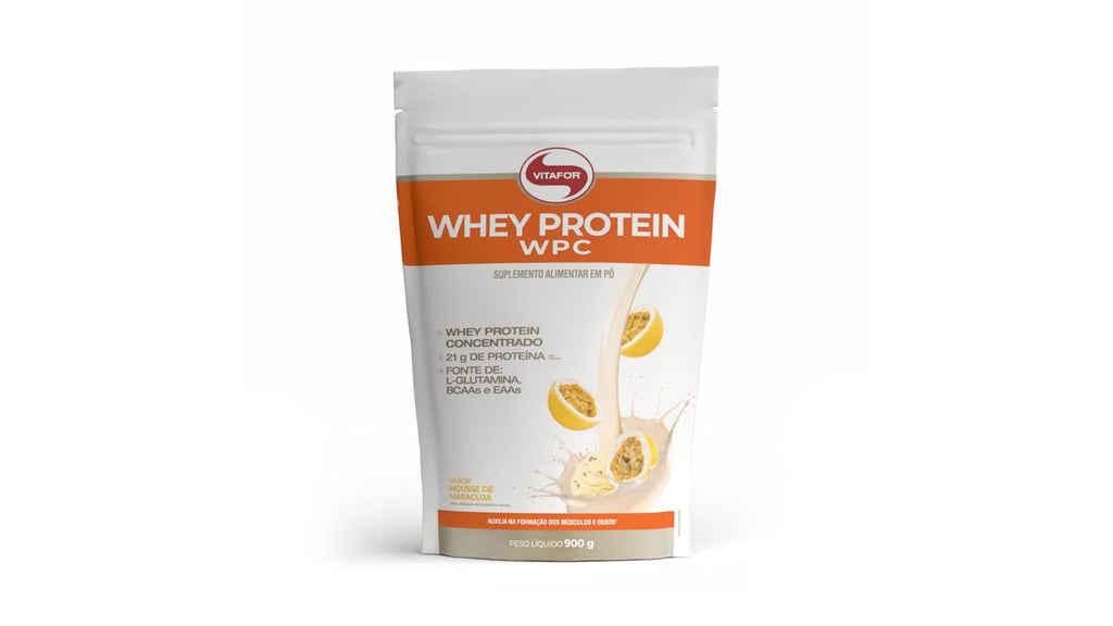 Whey Protein Concentrado Wpc Refil 900g  Vitafor