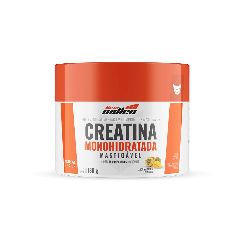 Creatina Mastigável 60 Comprimidos -180g  New Millen