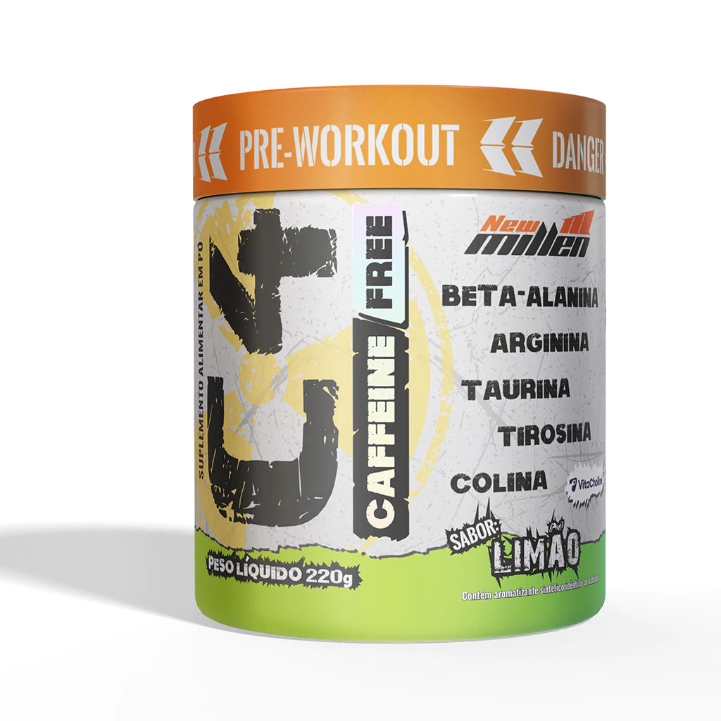 C4 CAFFEINE FREE Com Colina  Pré treino sem cafeína 225g New Millen