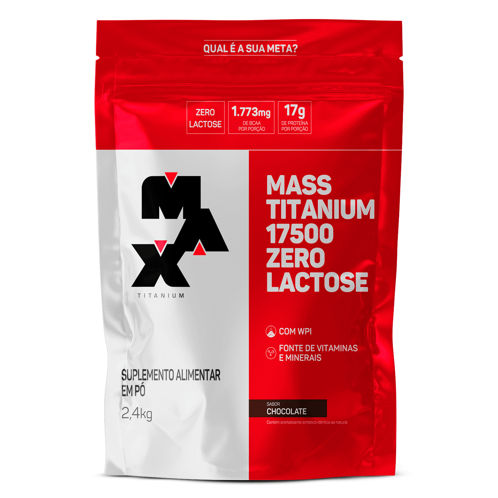 Mass 17500 ZERO LACTOSE 2,4kg Max Titanium