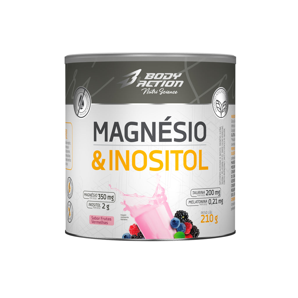Magnésio & Inositol 210g Bodyaction