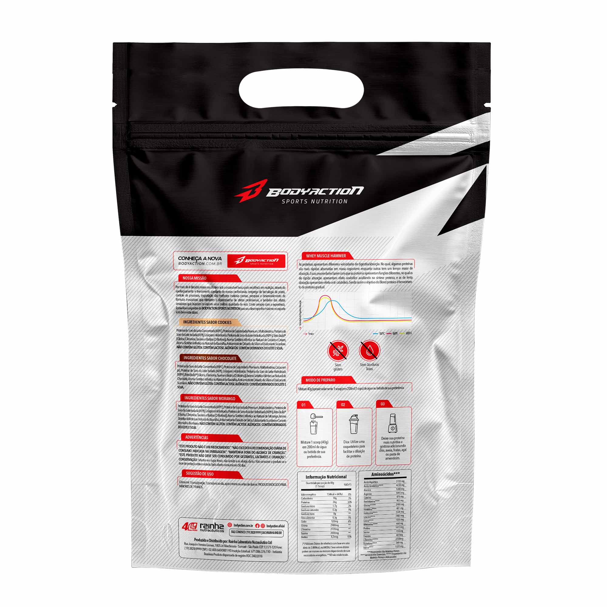 Whey Muscle Hammer 900g Bodyaction
