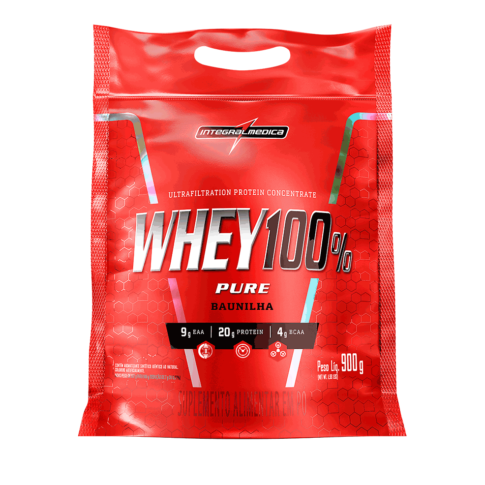 Whey Protein Concentrado Refil 900g
