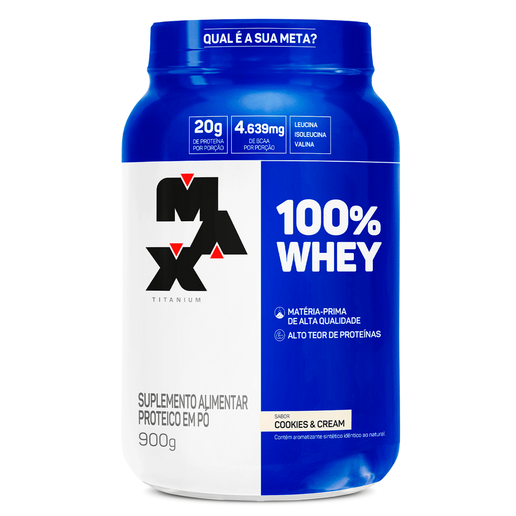 Whey 100% 900g Max Titanium