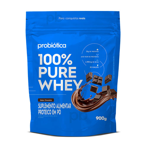 100% Pure Whey Refil 900g Probiótica