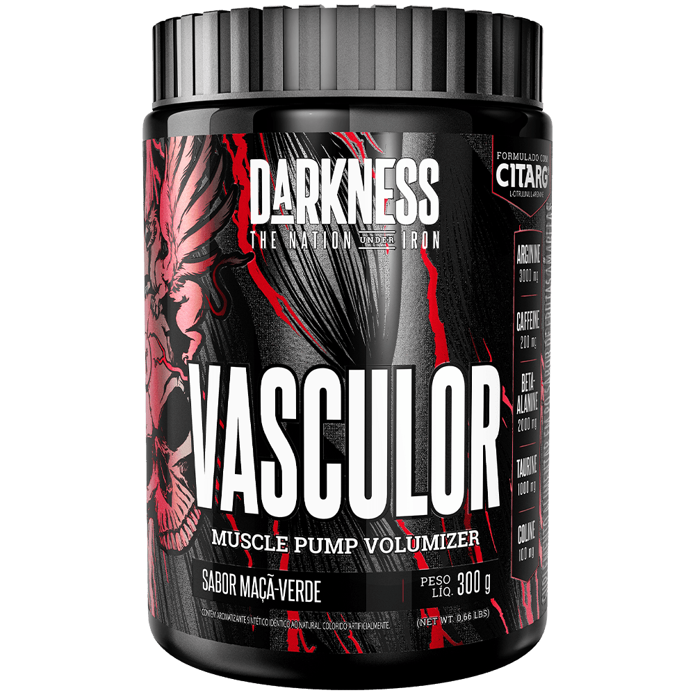 Vasculor Muscle Pump Volumizer Com cafeína 300g Darkness