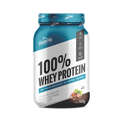 100% Whey Protein- WPC - Whey Protein Pote 900g Shark Pro