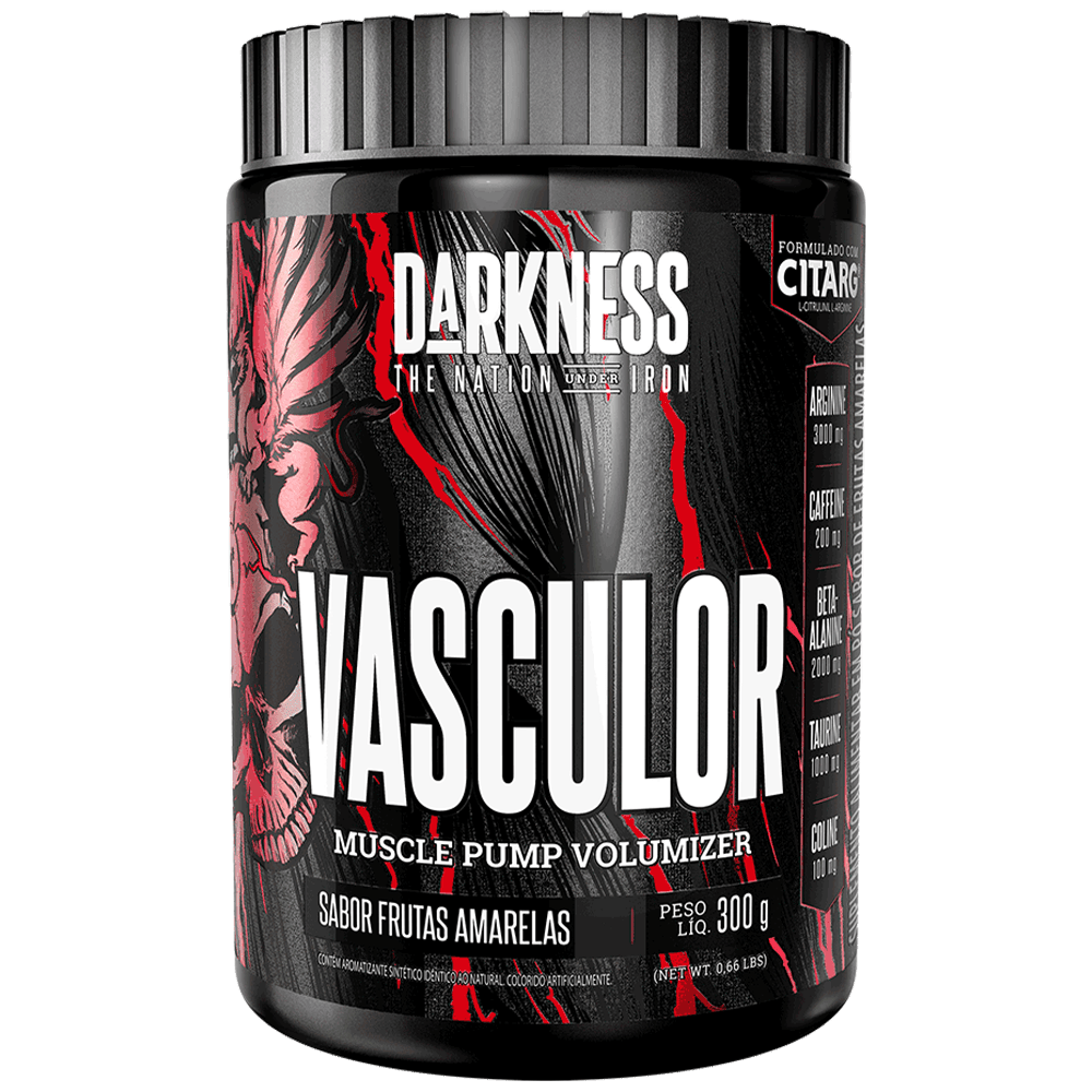 Vasculor Muscle Pump Volumizer Com cafeína 300g Darkness